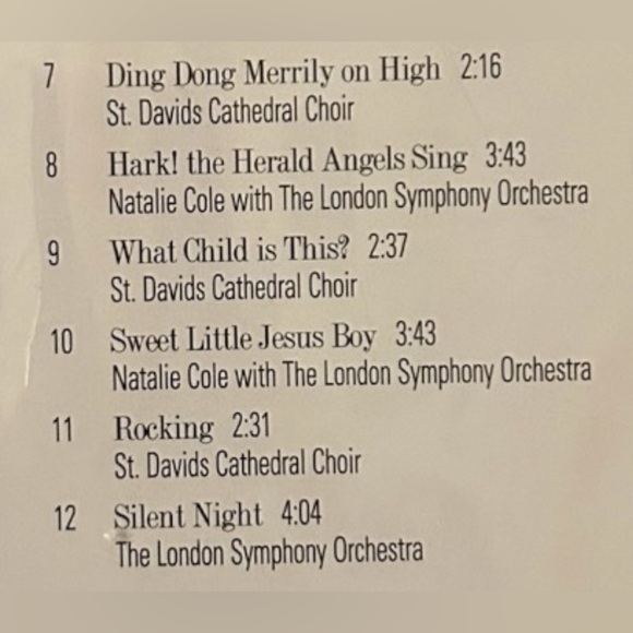 Christmas With You Music DVD • Natalie Cole - Picture 4 of 6